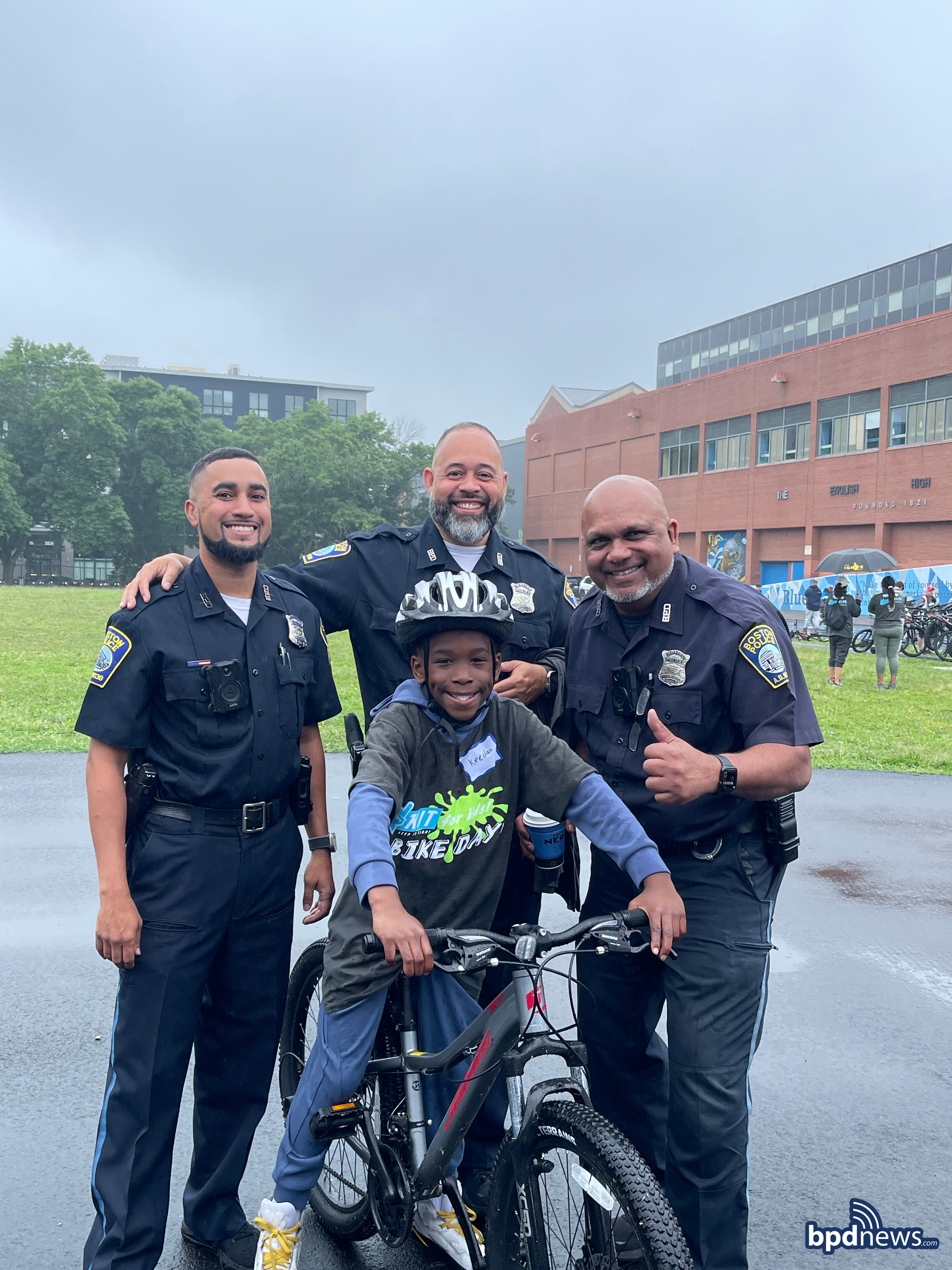 BPD in the Community: E-13 Officers Teach Bike Safety and Build ...